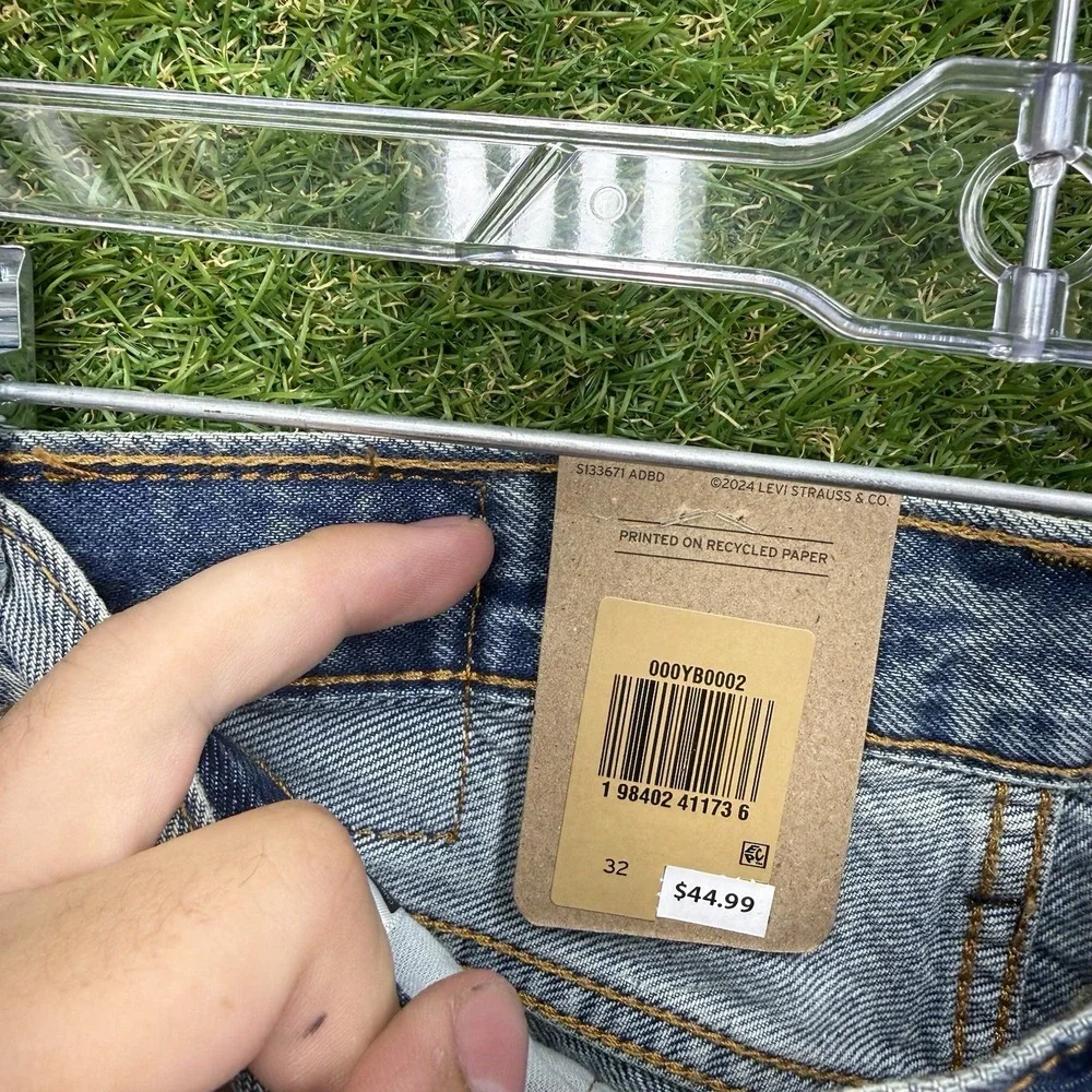 Levis 454 Jean Shorts Mens 32 Relaxed Fit 10